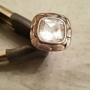 John Hardy Batu Kali White Topaz Ring